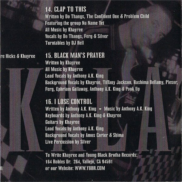 The Blackalation by Khayree (CD 1997 Young Black Brotha Records 